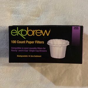Ekobrew paper filters for k-cup
